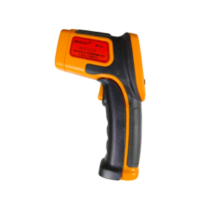 Metrix+ MT 4xL Infrared Thermometer - Upto 550°C, backlit display, fixed emissivity, laser target pointer selection. compact and ergonmic, pouch, gift box packing