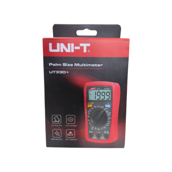 UNI-T UT33D+ Palm Size Multimeter 1999 Counts with NCV - Image 2