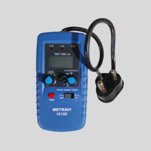 Metravi ELCB/RCD Tester 1810D with Current Rating up to 500mA